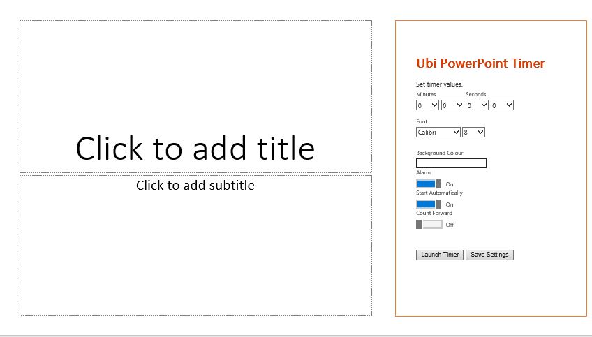 PowerPoint Timer