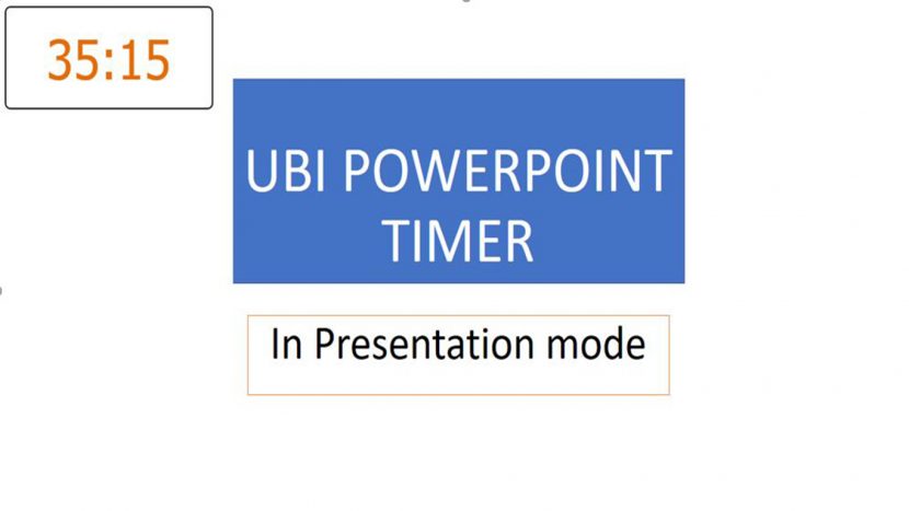 PowerPoint Timer |Free | Countdown Timer | ubicomp solutions